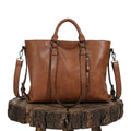 Larissa - Bolsa Tote com Alças Curtas e Argolas
