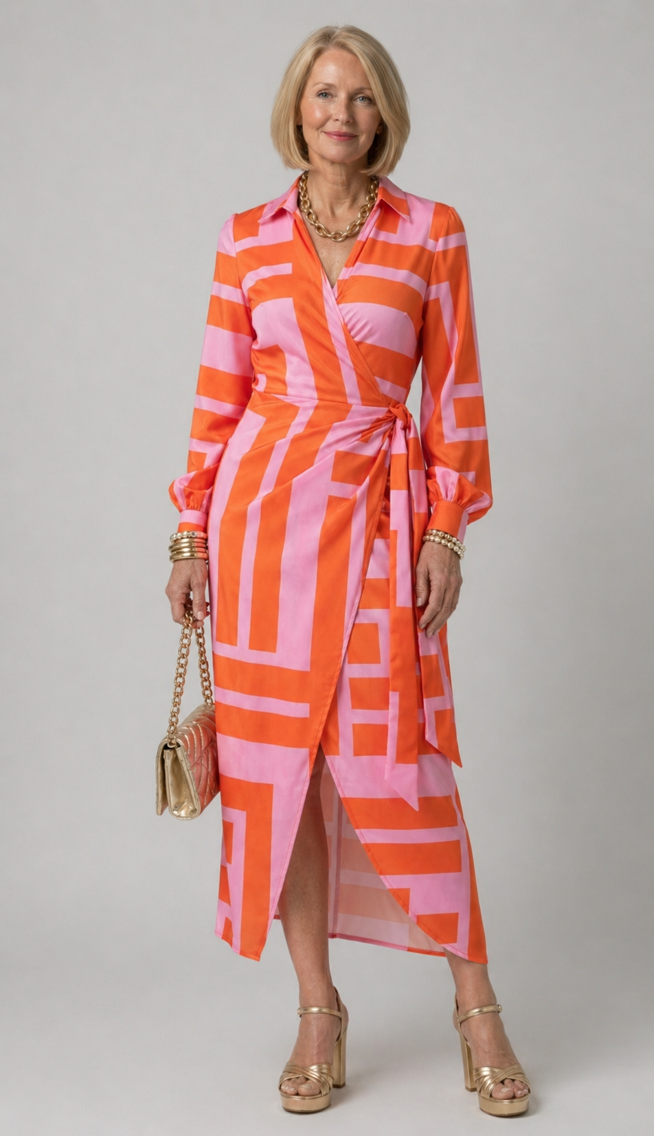 Gabriela - Vestido Envelope Estampado