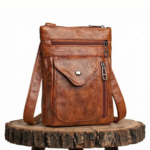 Josiane - Bolsa Transversal com Bolso de Lapela