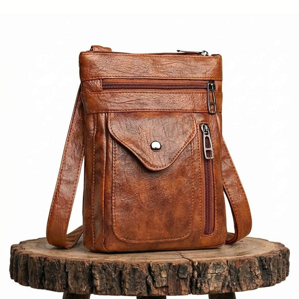Josiane - Bolsa Transversal com Bolso de Lapela
