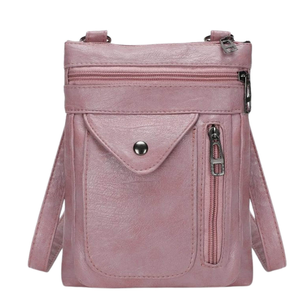 Josiane - Bolsa Transversal com Bolso de Lapela