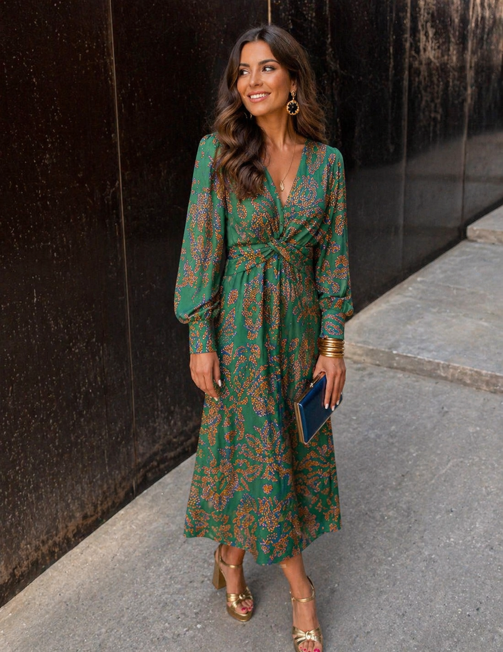 Adriana - Vestido com Estampa Floral