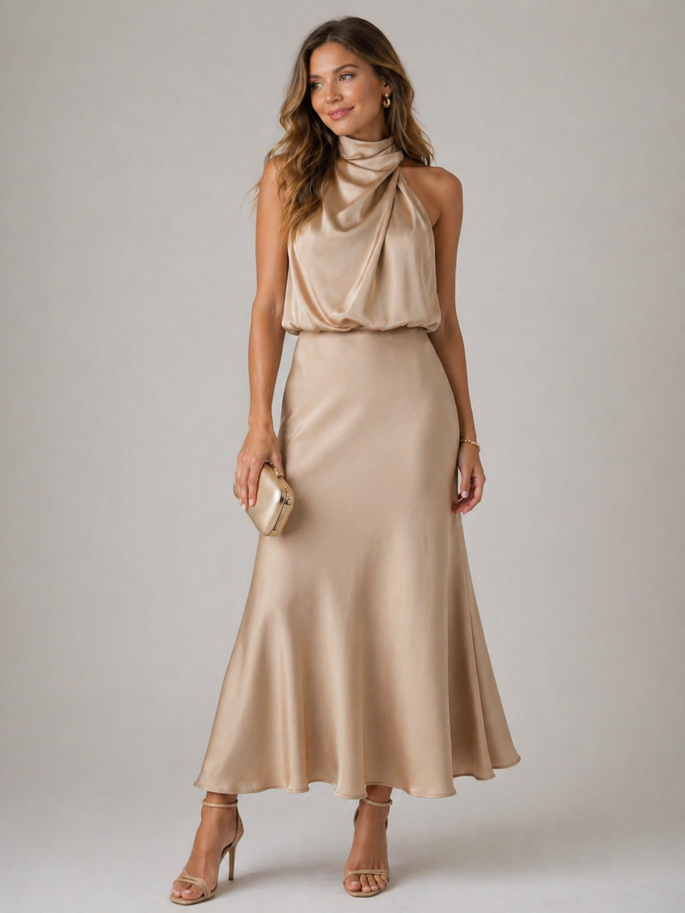 Elisa - Vestido Drapeado