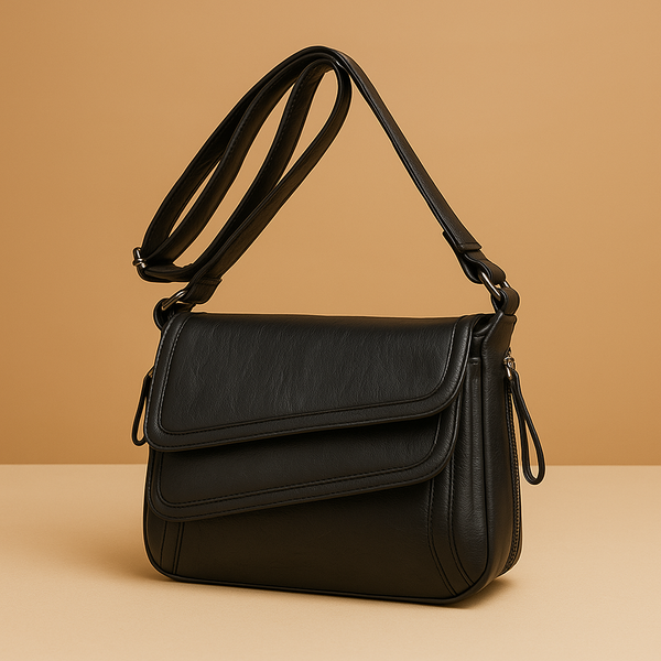 Amélia R - Bolsa Feminina de Couro Espaçosa