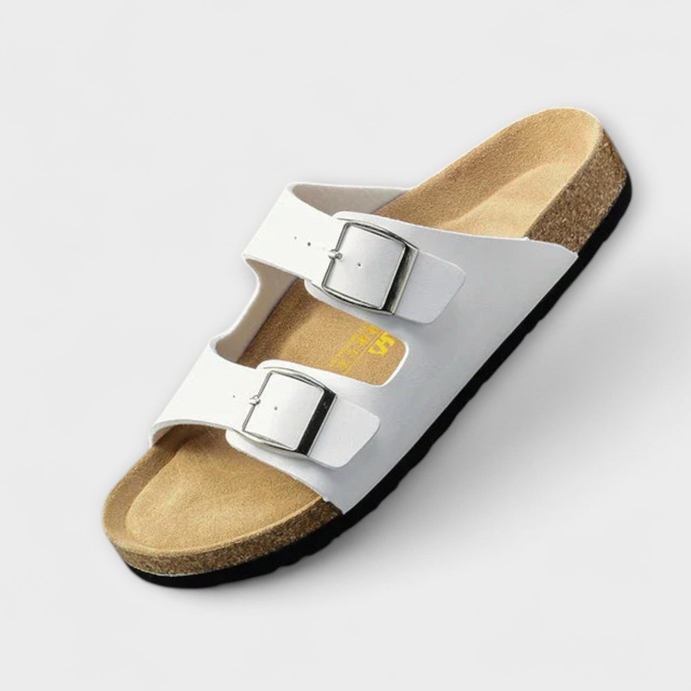 Jazmiel - Chinelo de Duas Tiras com Fivelas e Palmilha Anatômica