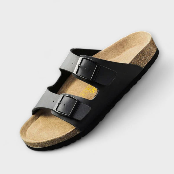 Jazmiel - Chinelo de Duas Tiras com Fivelas e Palmilha Anatômica