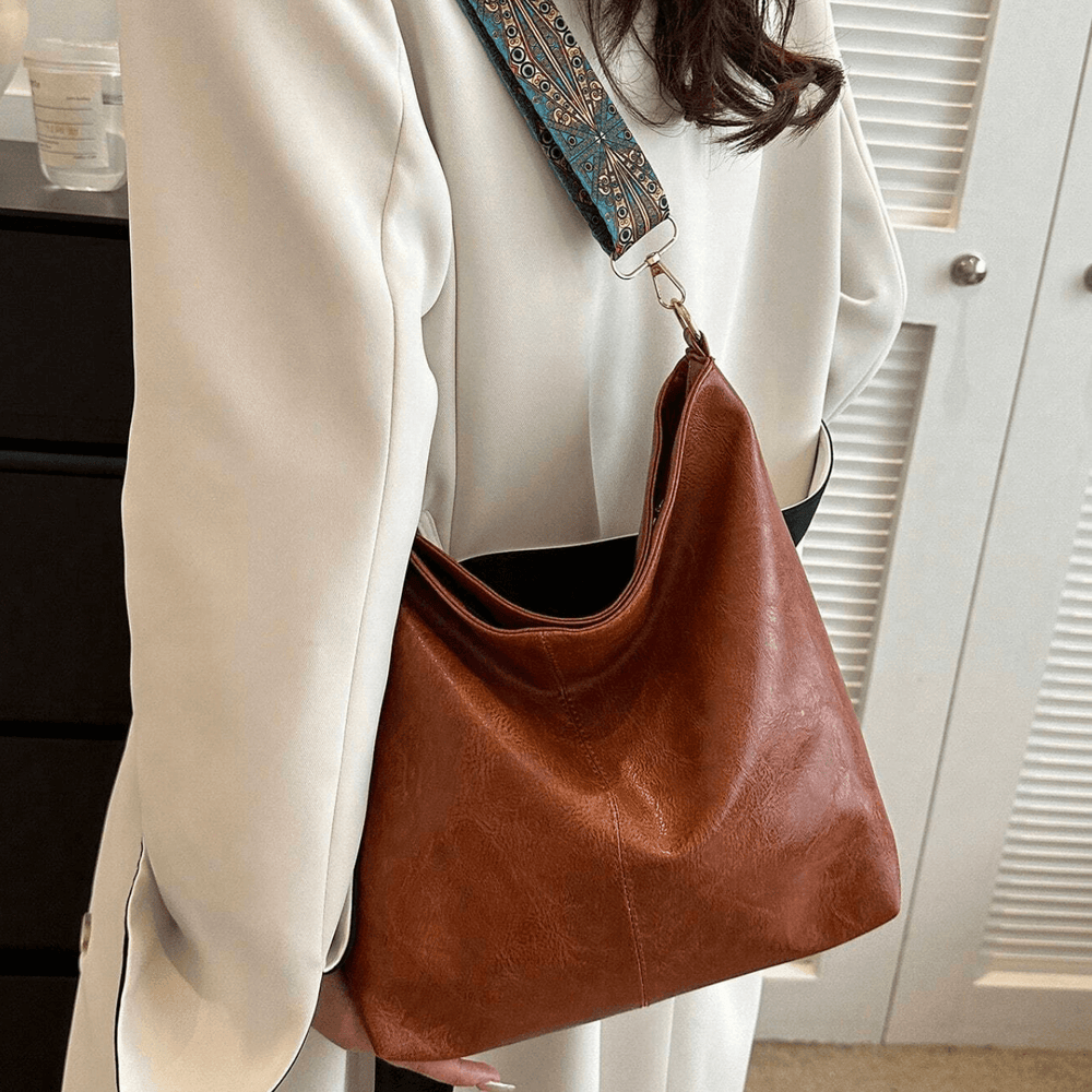Jordana - Bolsa de Ombro com Alça Larga Estampada