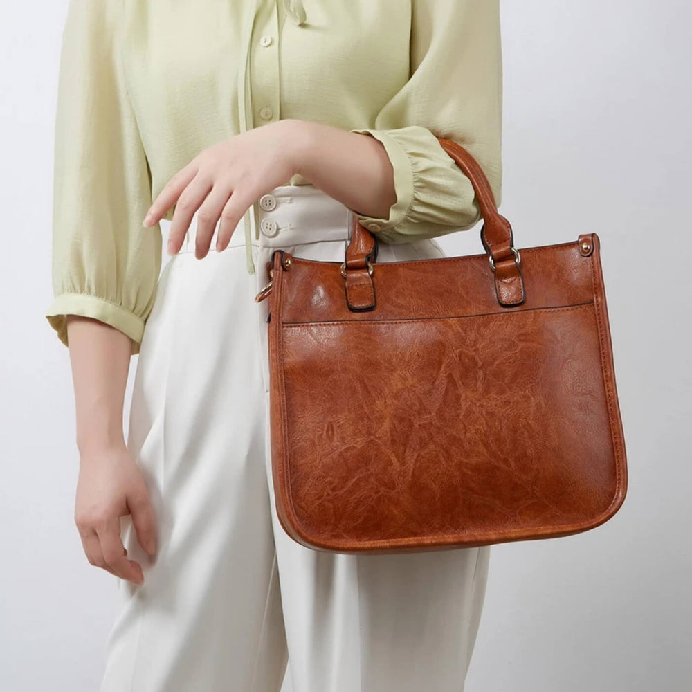 Suzana - Bolsa Tote com Alça Transversal Estampada