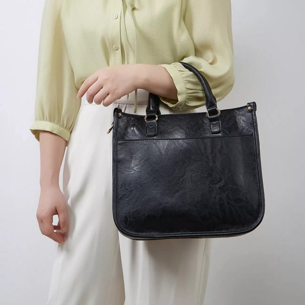 Suzana - Bolsa Tote com Alça Transversal Estampada