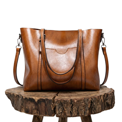 Jaqueline - Bolsa Tote com Bolso Frontal e Alça Longa