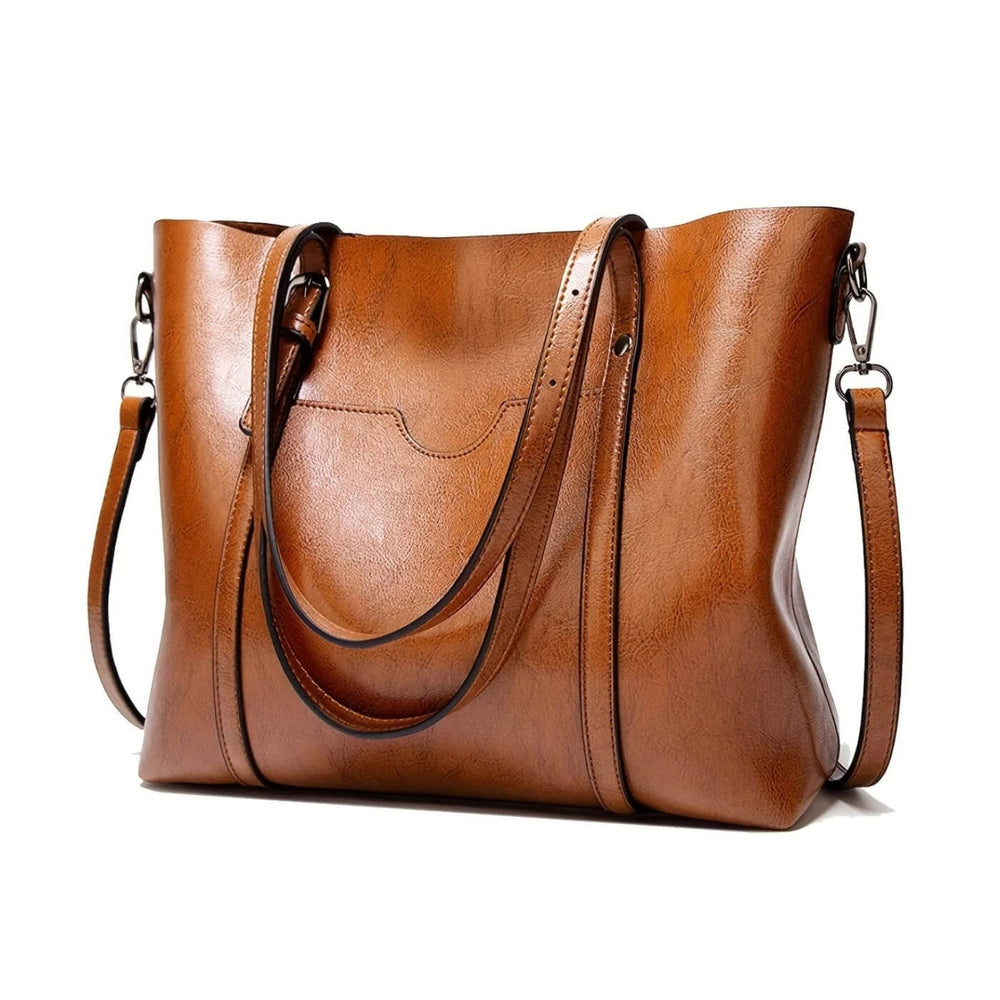 Jaqueline - Bolsa Tote com Bolso Frontal e Alça Longa
