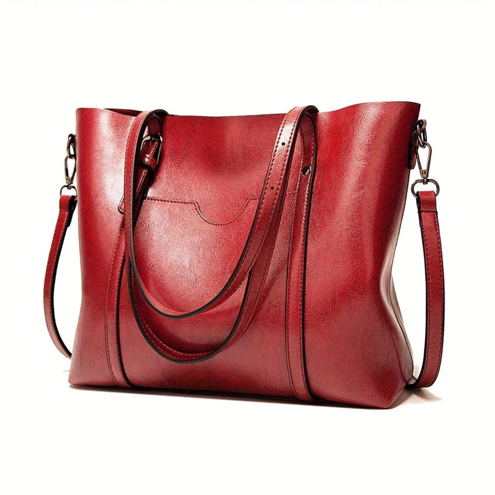 Jaqueline - Bolsa Tote com Bolso Frontal e Alça Longa