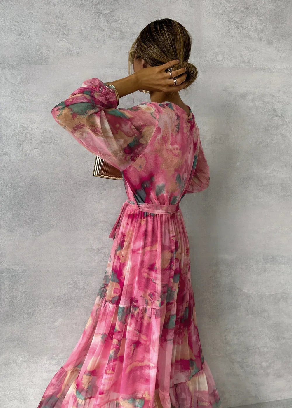 Fernanda - Vestido Envelope com Estampa Floral