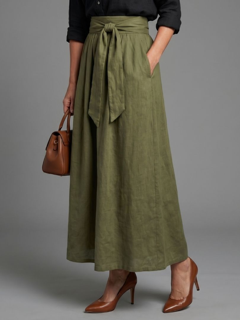 Vera - Conjunto Blusa e Saia Midi