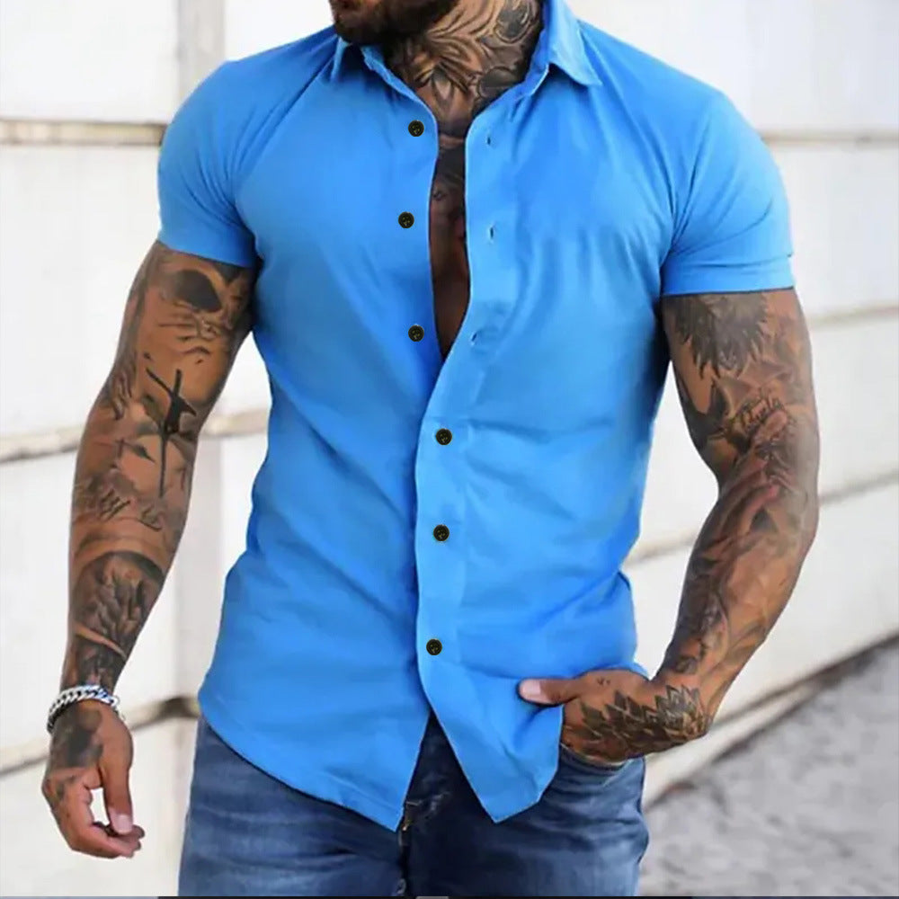 Mauro - Camisa Masculina Manga Curta