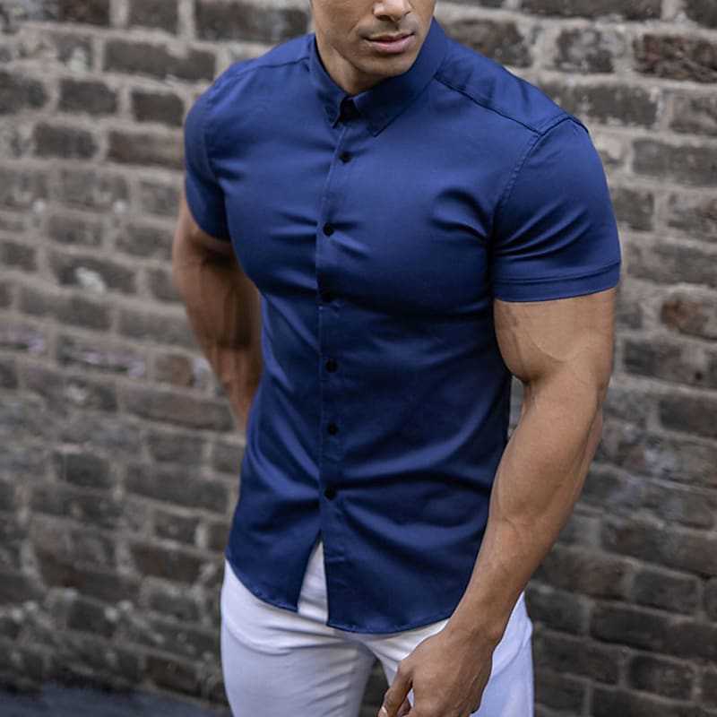 Mauro - Camisa Masculina Manga Curta