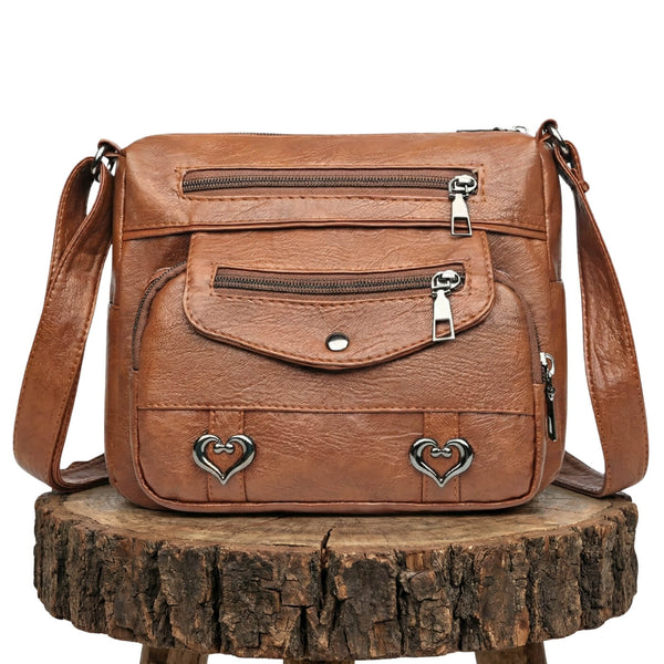 Pietra - Bolsa Transversal com Apliques de Coração