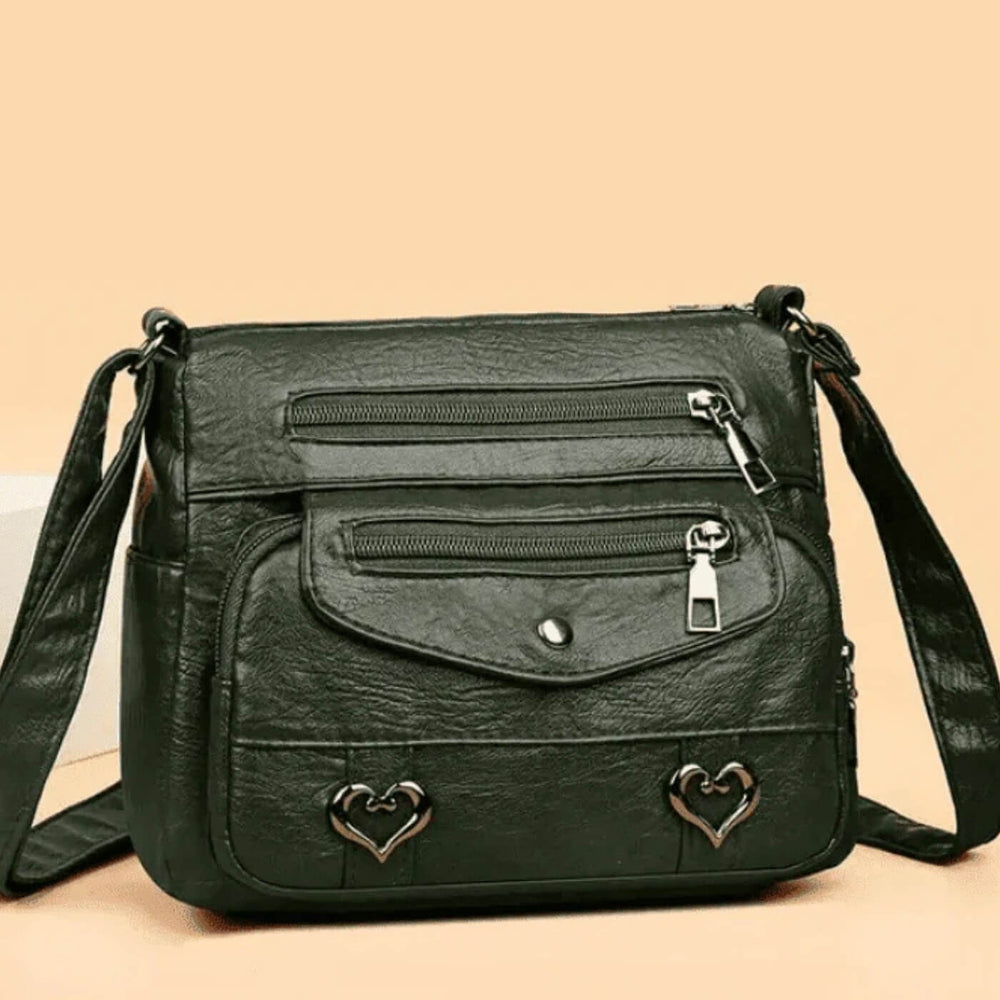 Pietra - Bolsa Transversal com Apliques de Coração