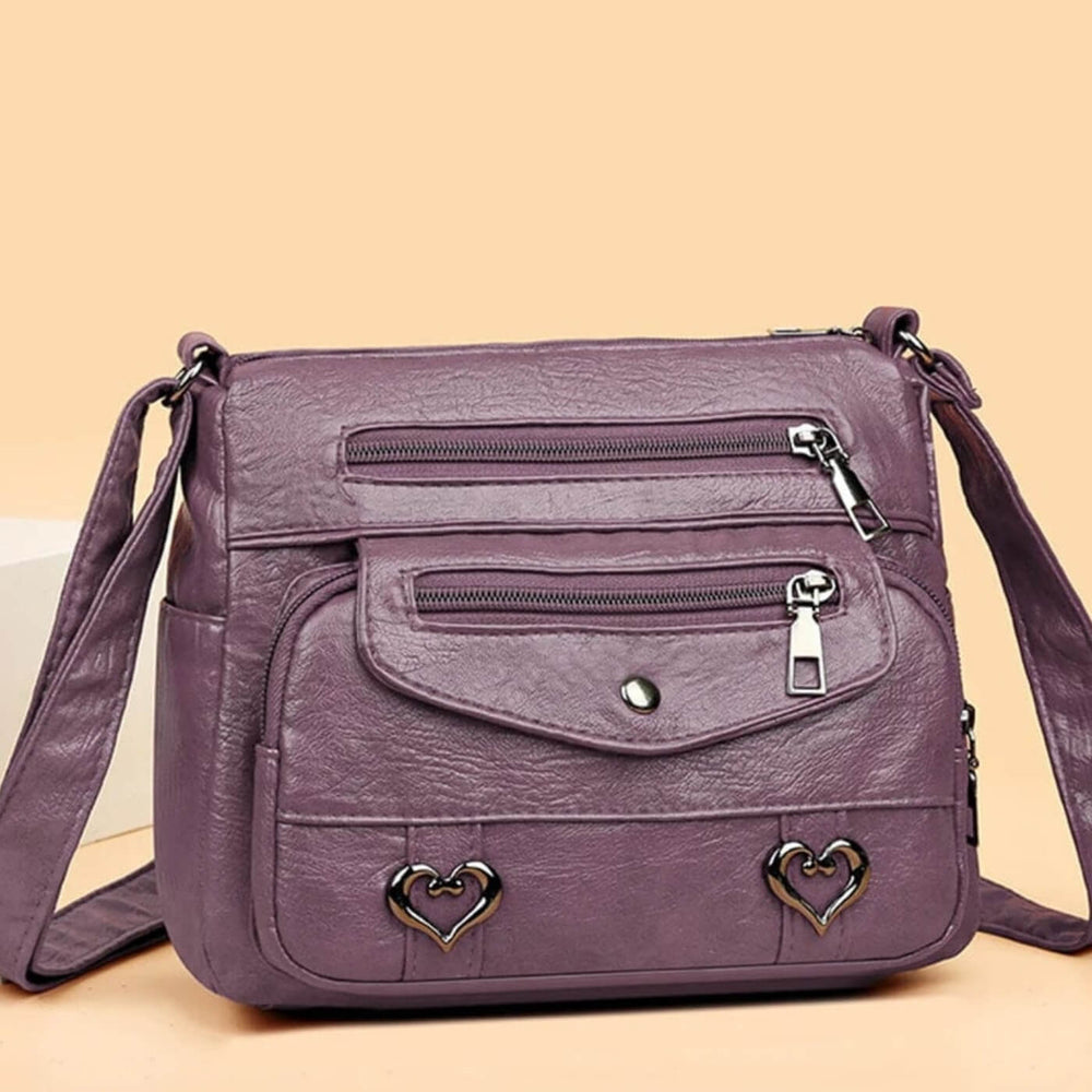Pietra - Bolsa Transversal com Apliques de Coração