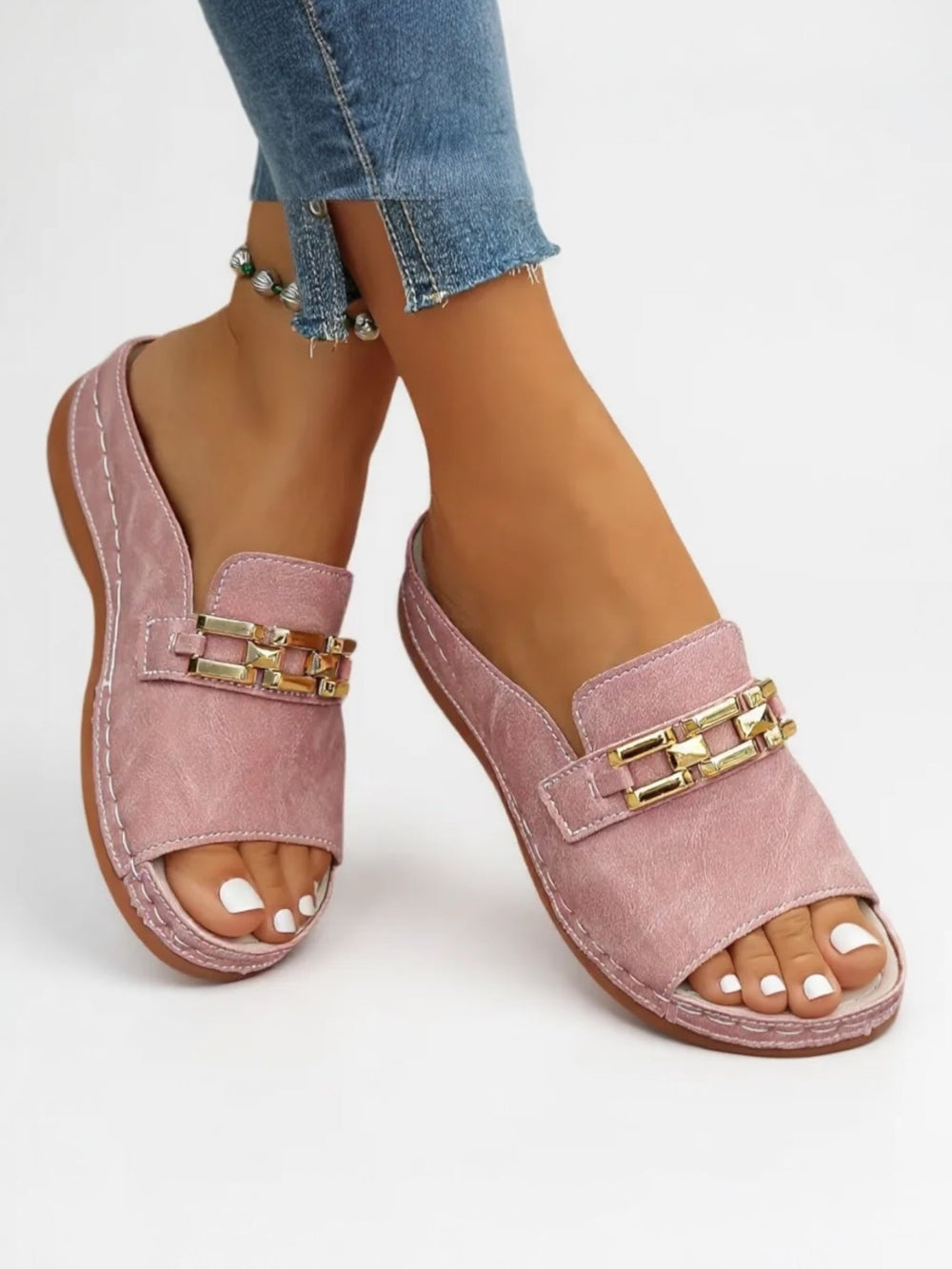 Gilvânia - Sandália Feminina Slip On