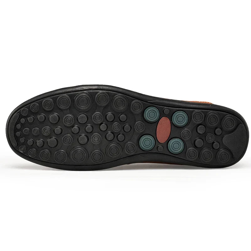 Vergílio - Mocassim Masculino Casual de Couro