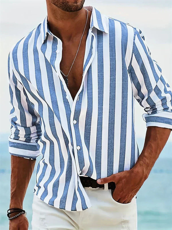 Juvêncio - Camisa Masculina Listrada