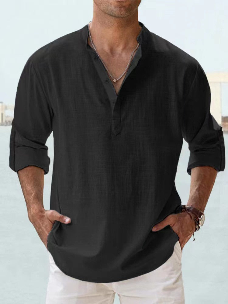 Genésio - Camisa Masculina Respirável