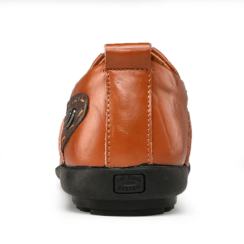 Vergílio - Mocassim Masculino Casual de Couro