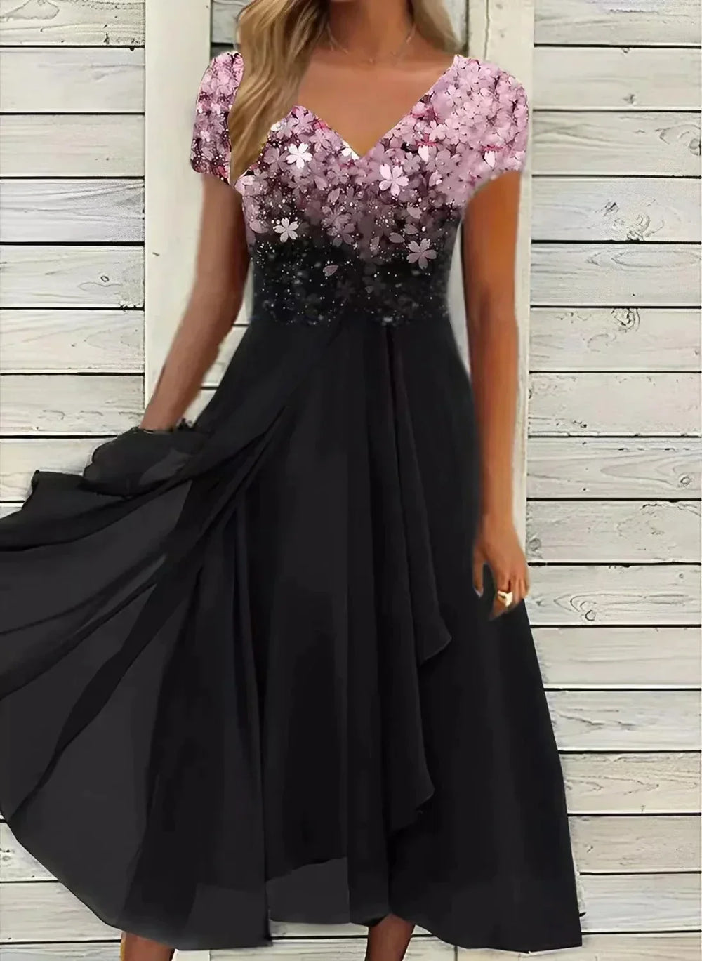 Dorotéia - Vestido de Festa Floral