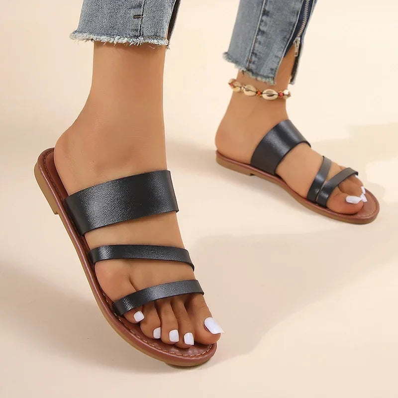 Hosana - Sandália Feminina Slip On Confortável