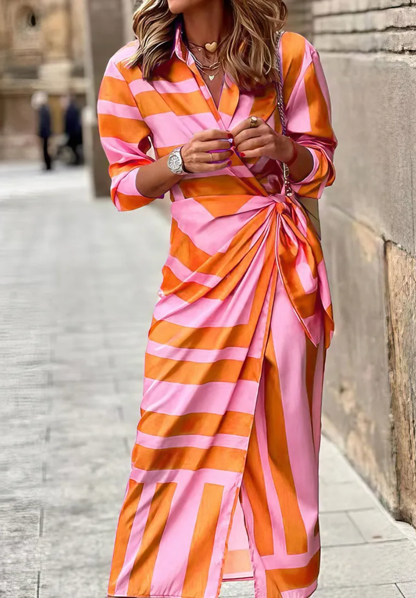 Gabriela - Vestido Envelope Estampado