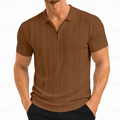 Ciríaco - Camisa Polo Masculina Texturizada Slim