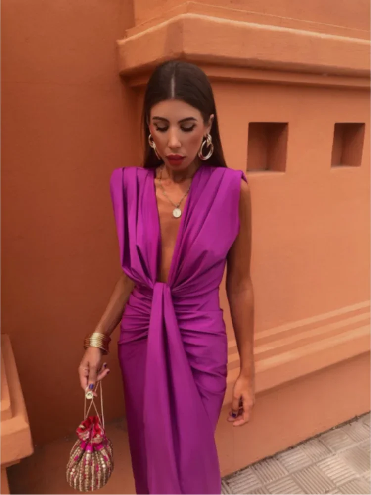 Helena - Vestido Plissado Elegante