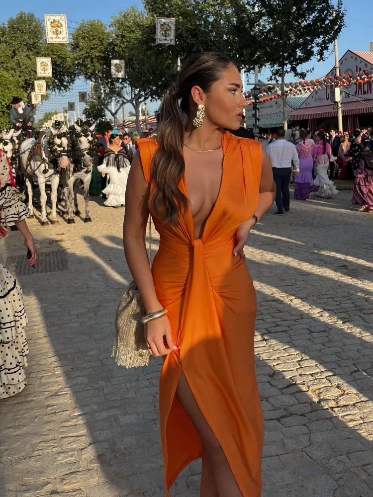 Helena - Vestido Plissado Elegante