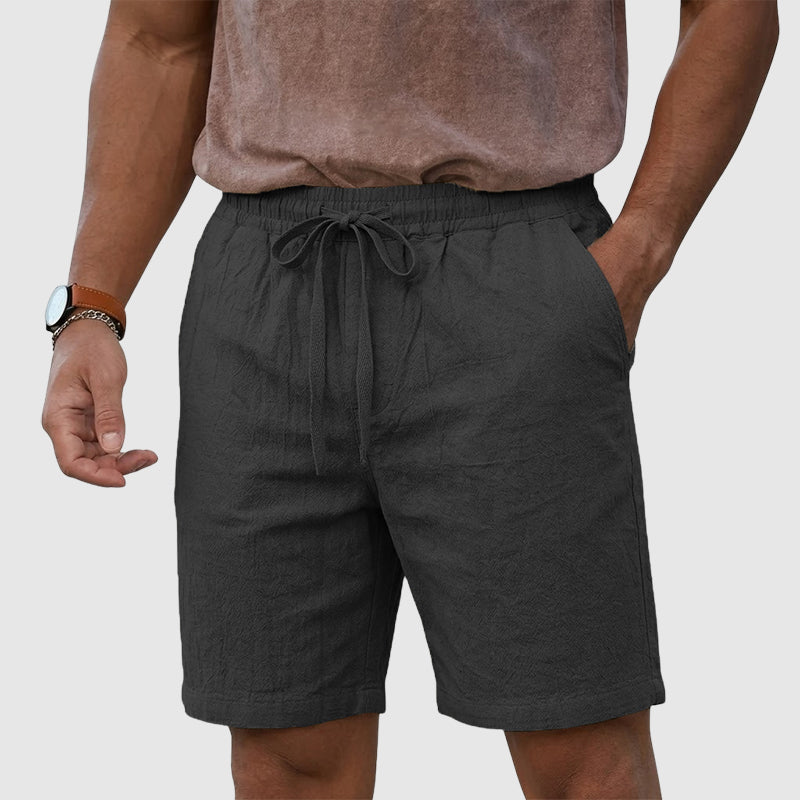 Nilo - Short Masculino com Cordão de Linho