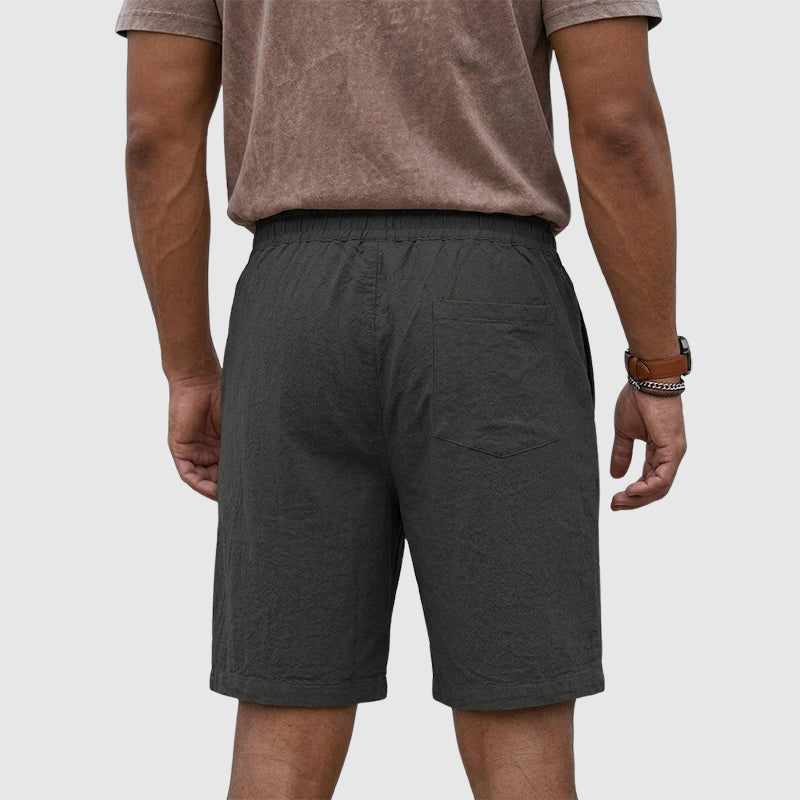 Nilo - Short Masculino com Cordão de Linho