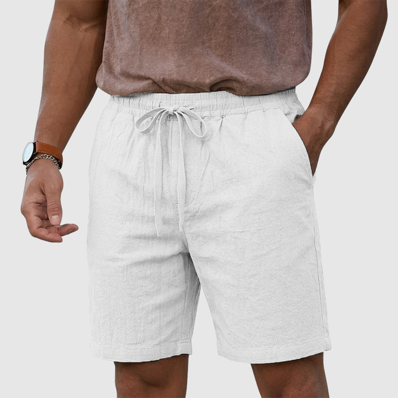 Nilo - Short Masculino com Cordão de Linho