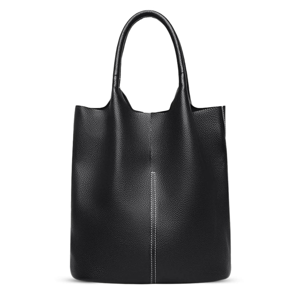 Taís - Bolsa Tote Alta com Pesponto Vertical