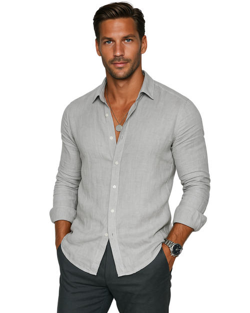 Honório - Camisa Masculina Manga Longa