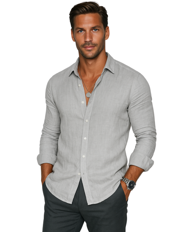 Honório - Camisa Masculina Manga Longa