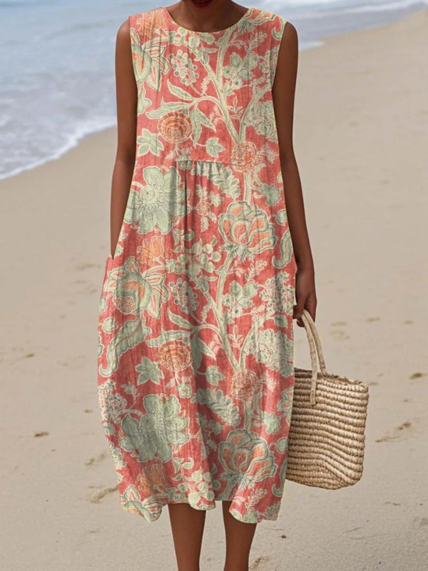 Beth - Vestido Midi Floral
