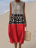 Jane - Vestido Midi Color Block