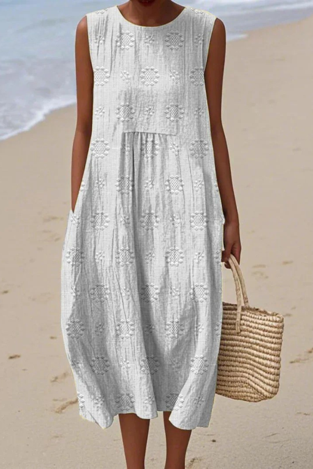 Tercila - Vestido Midi Bordado