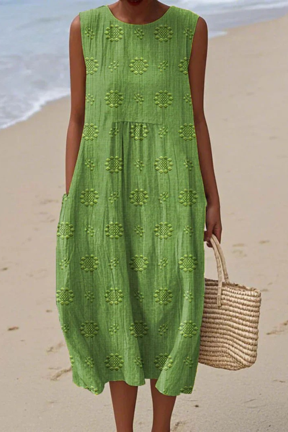 Tercila - Vestido Midi Bordado