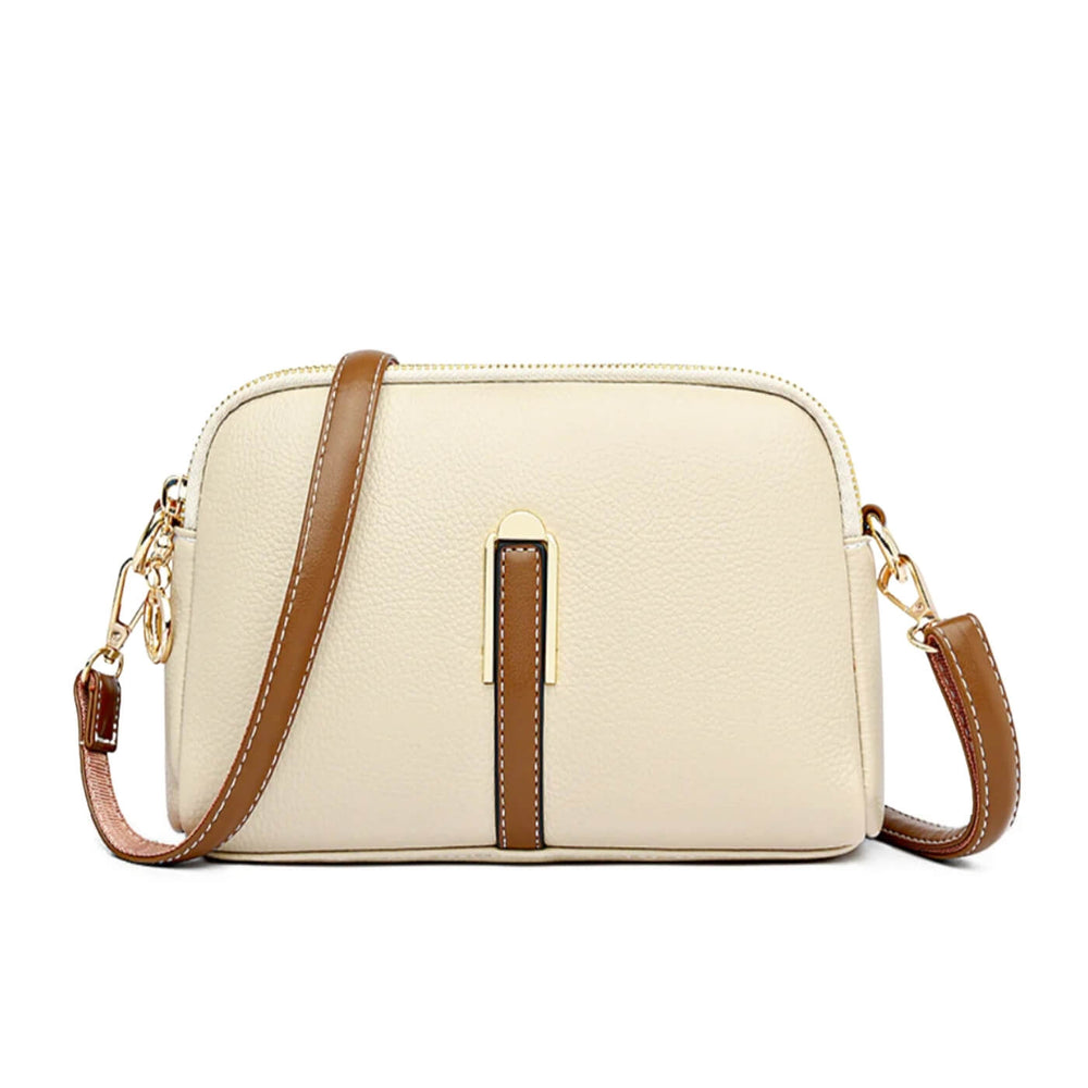 Lorena - Bolsa Transversal com Alça em Contraste