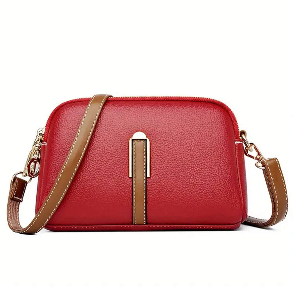 Lorena - Bolsa Transversal com Alça em Contraste