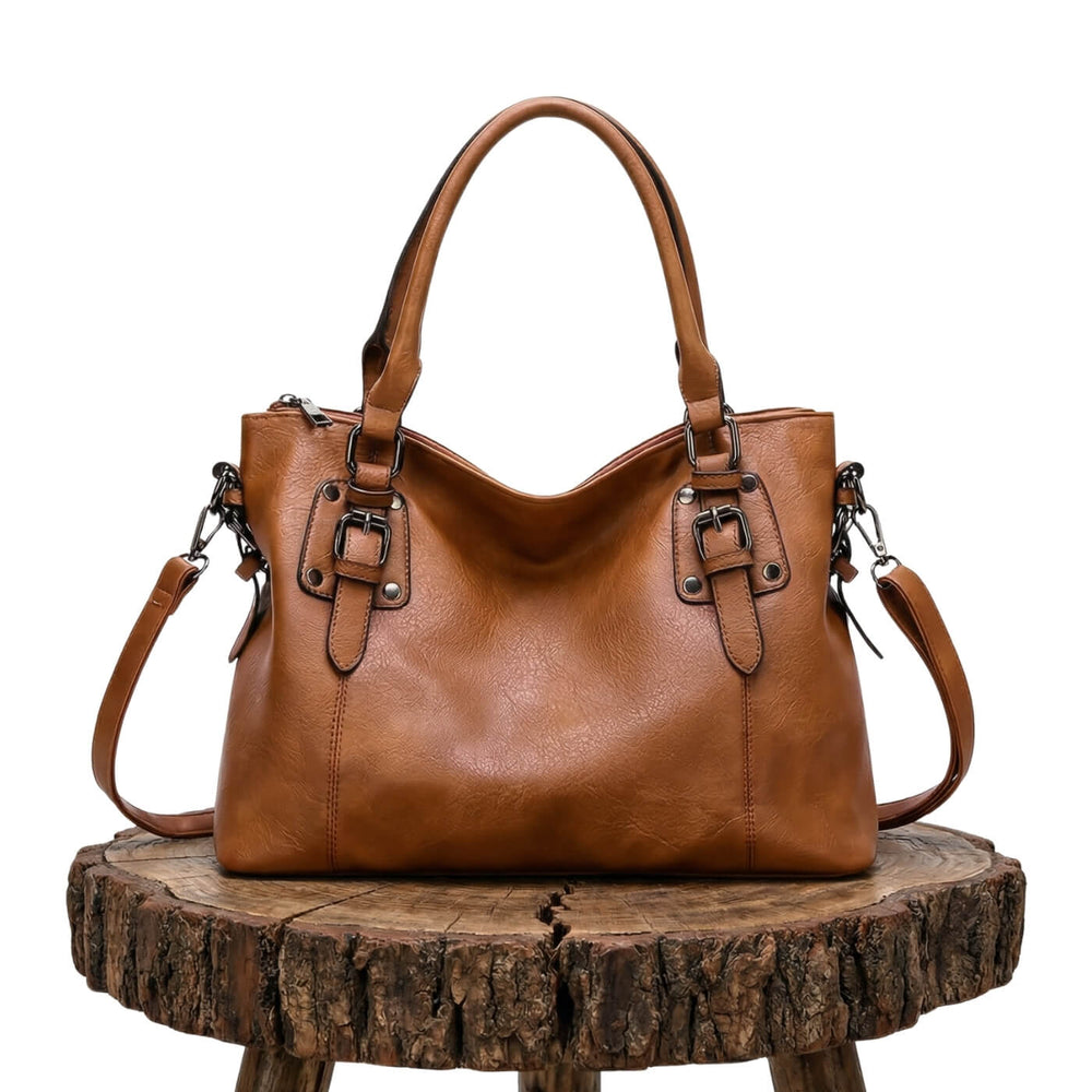 Luiza - Bolsa de Mão com Fivelas nas Alças