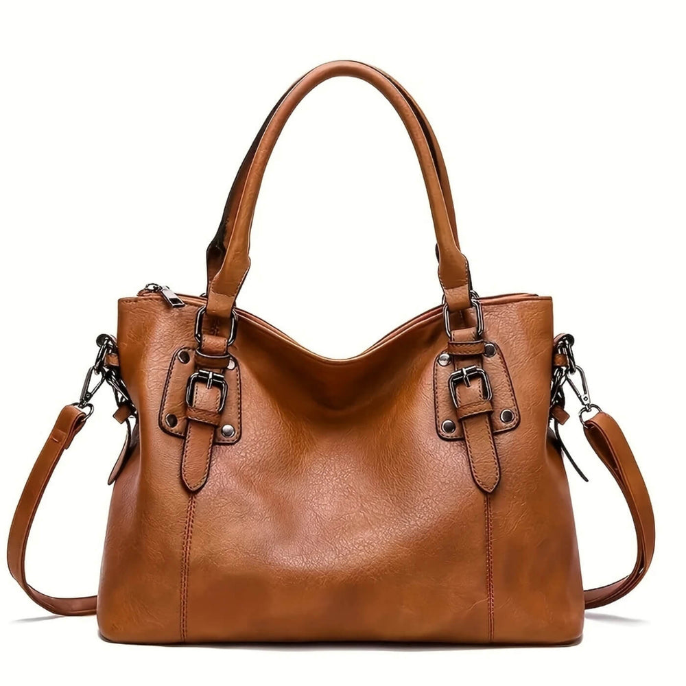Luiza - Bolsa de Mão com Fivelas nas Alças