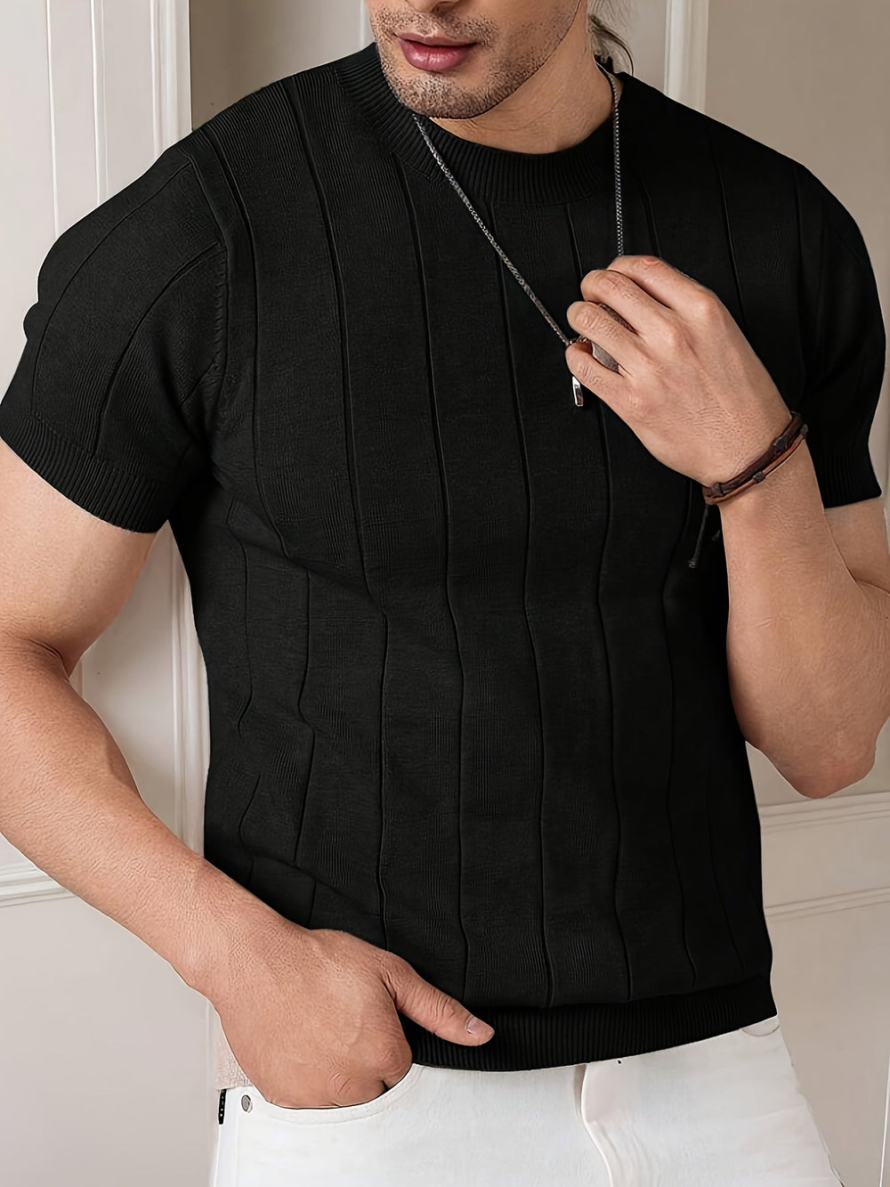 Severino - Camiseta Masculina Canelada