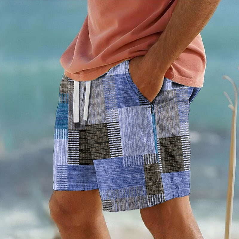 Fabiano N - Short Masculino Patchwork